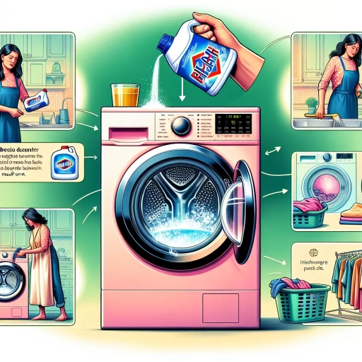 how to use bleach in washing machine