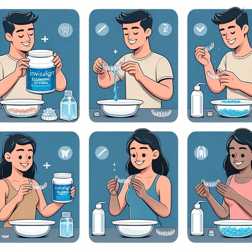 how to use invisalign cleaning crystals