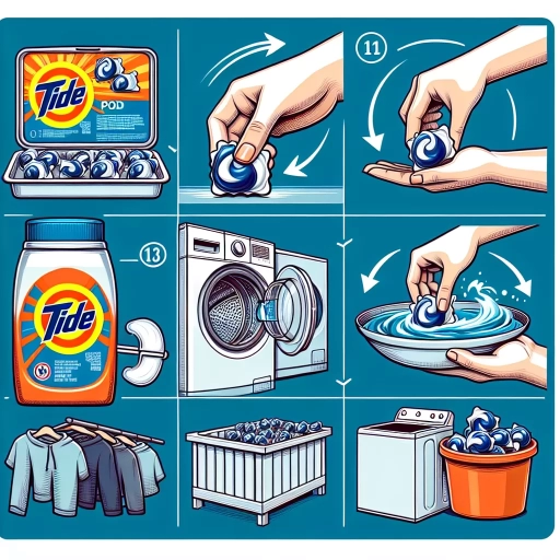 how to use tide pods