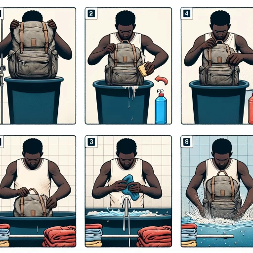 how to wash a backpack