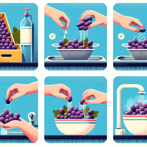 how to wash grapes