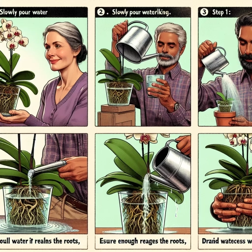 how to water orchids