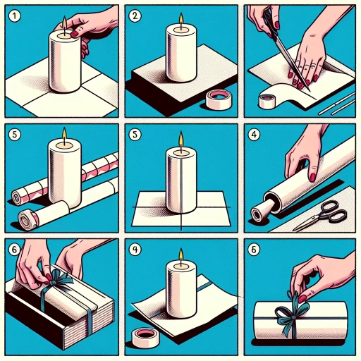 how to wrap a candle