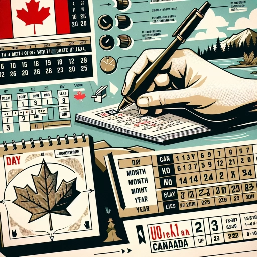 how to write date in canada