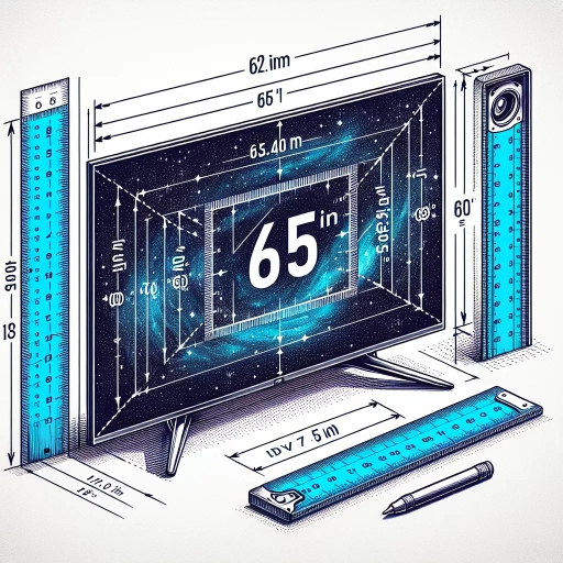 how wide is a 65 inch tv