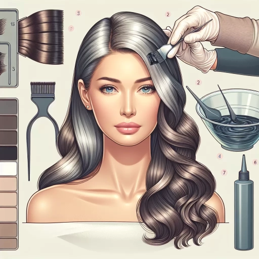 roots how to blend grey hair with dark brown hair