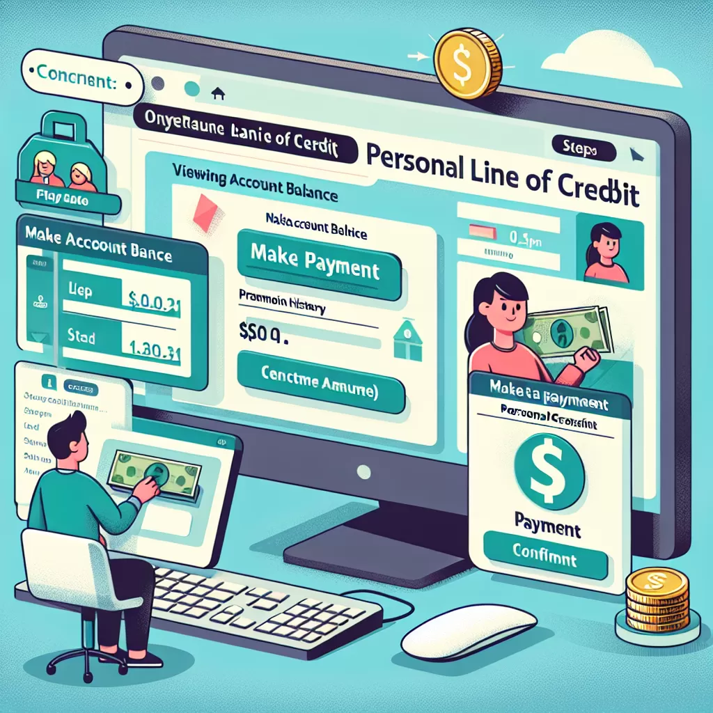 how to pay bmo personal line of credit