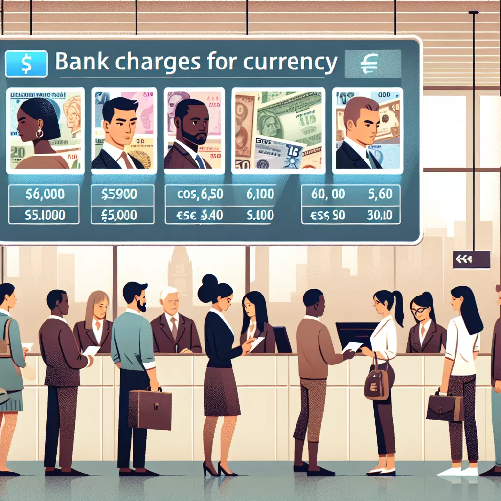how much bank charge for currency exchange