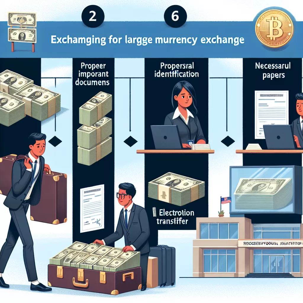 how to exchange large amounts of currency