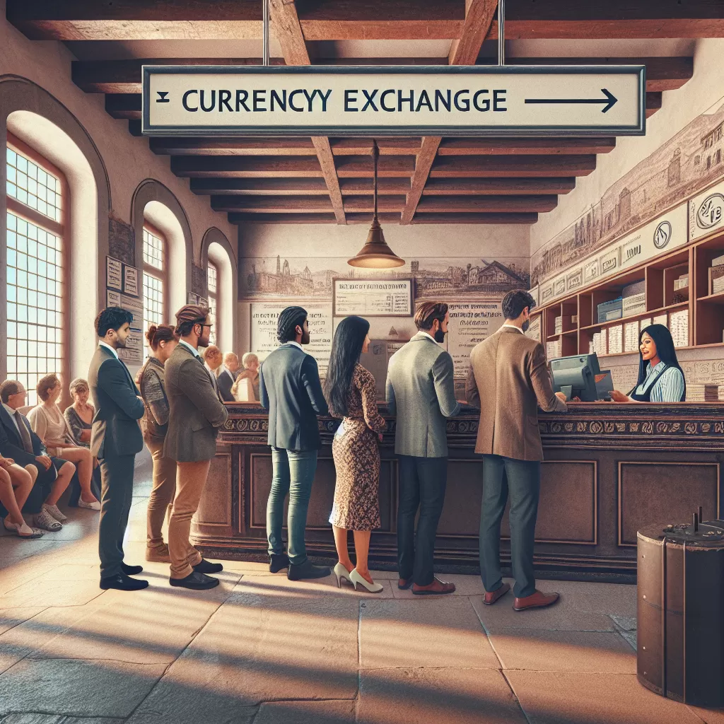 where to exchange currency in italy