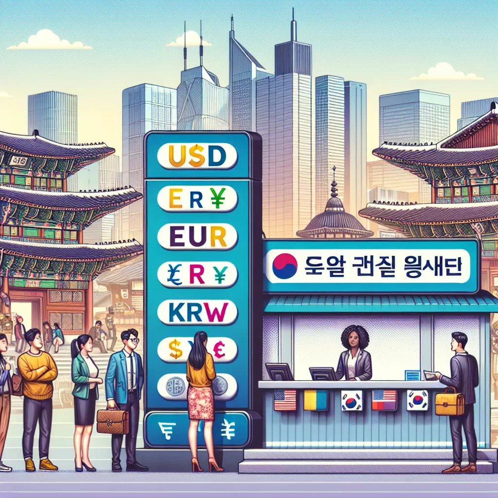where to exchange currency in korea