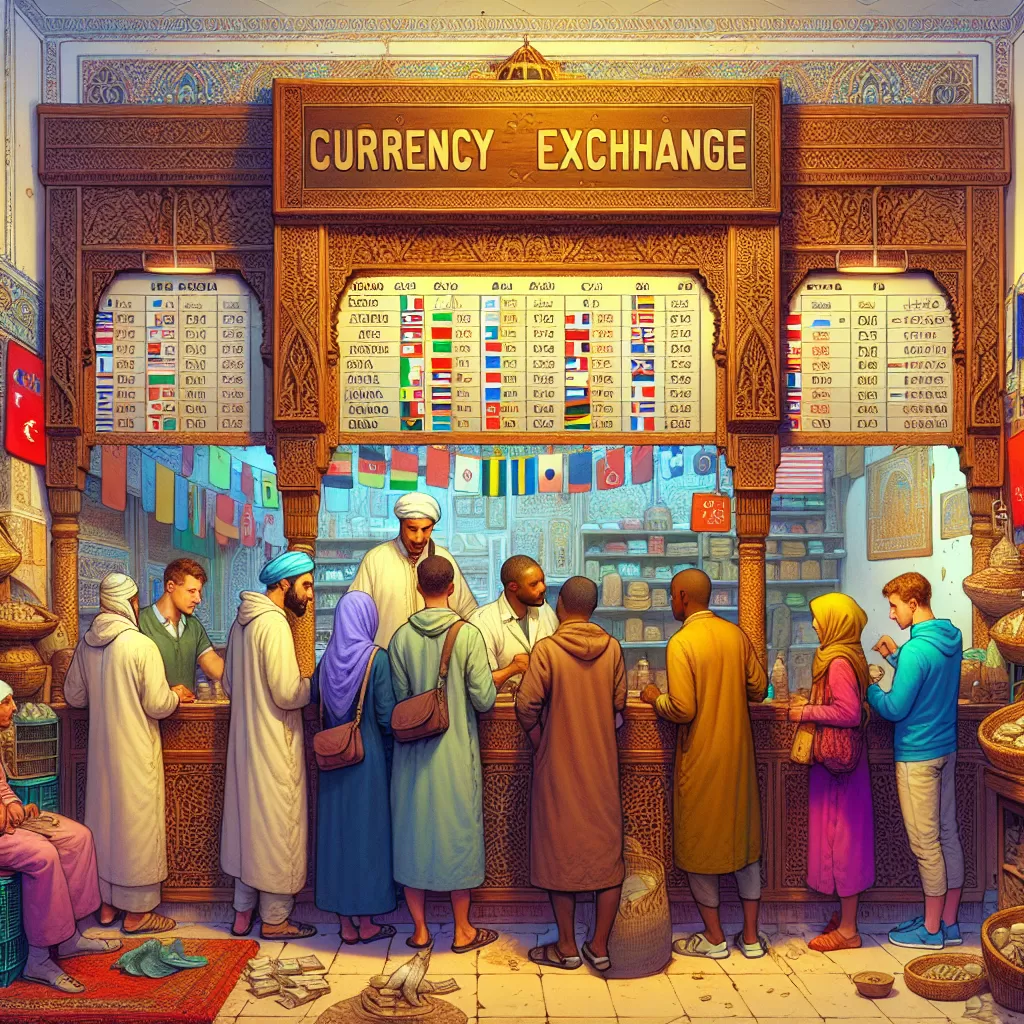 where to exchange currency in morocco