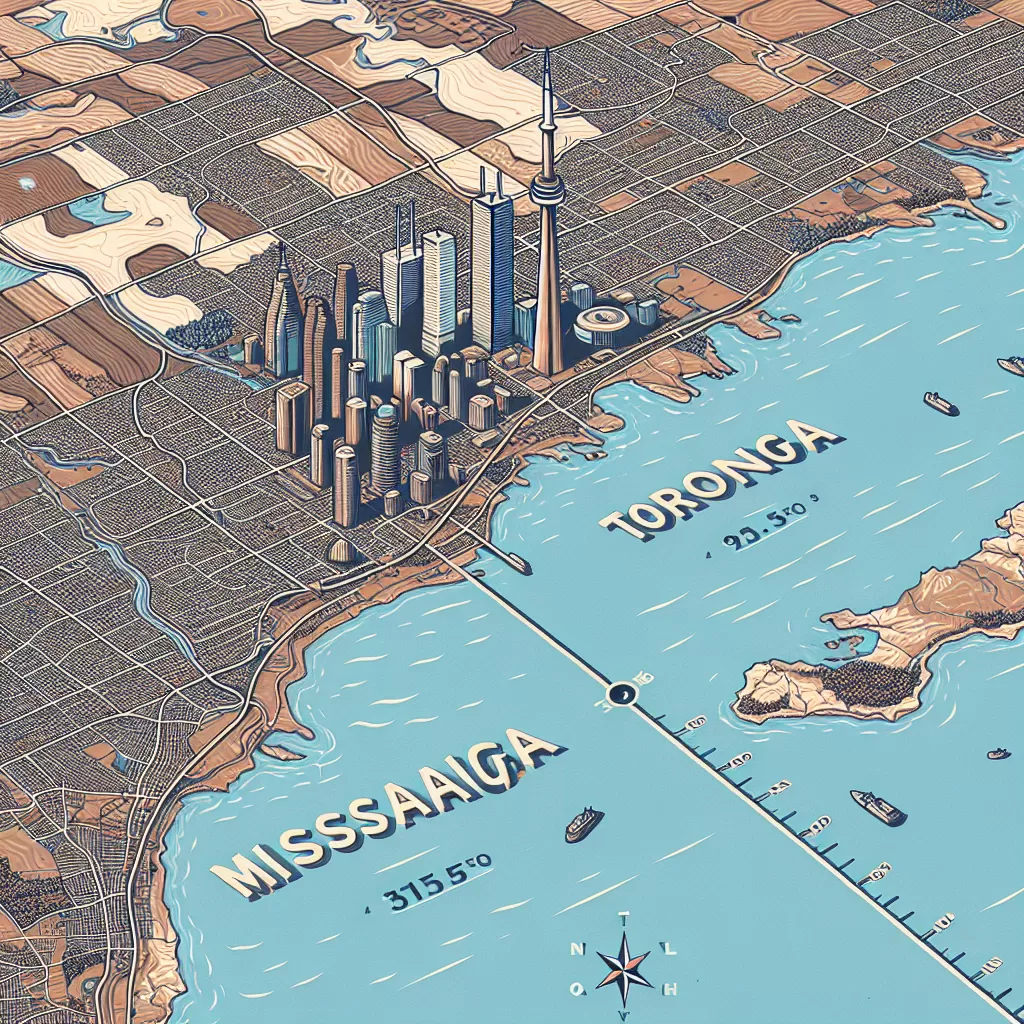how far is mississauga from toronto
