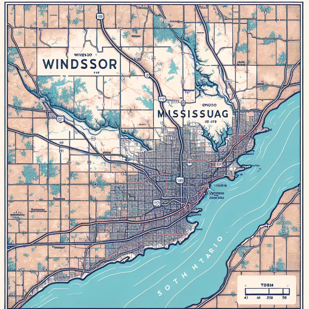how far is windsor from mississauga