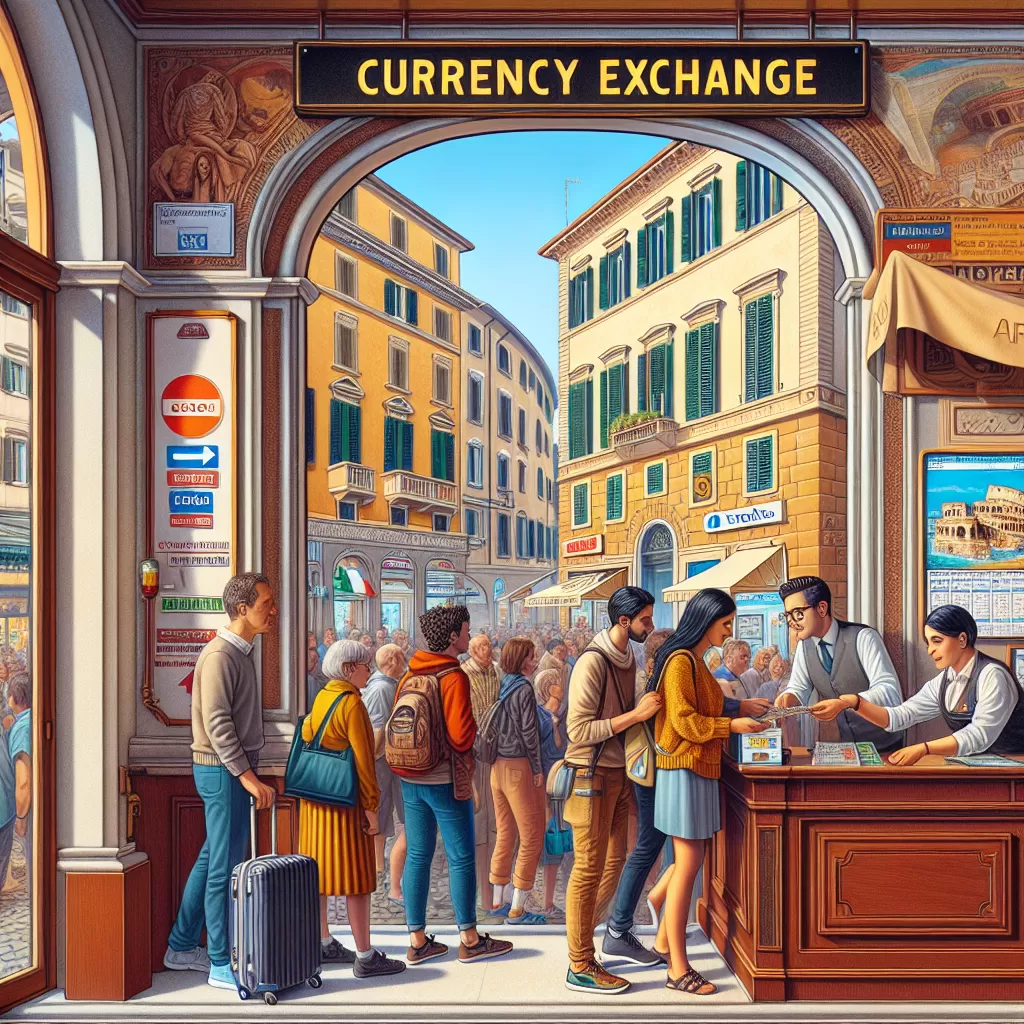 where to exchange money in italy