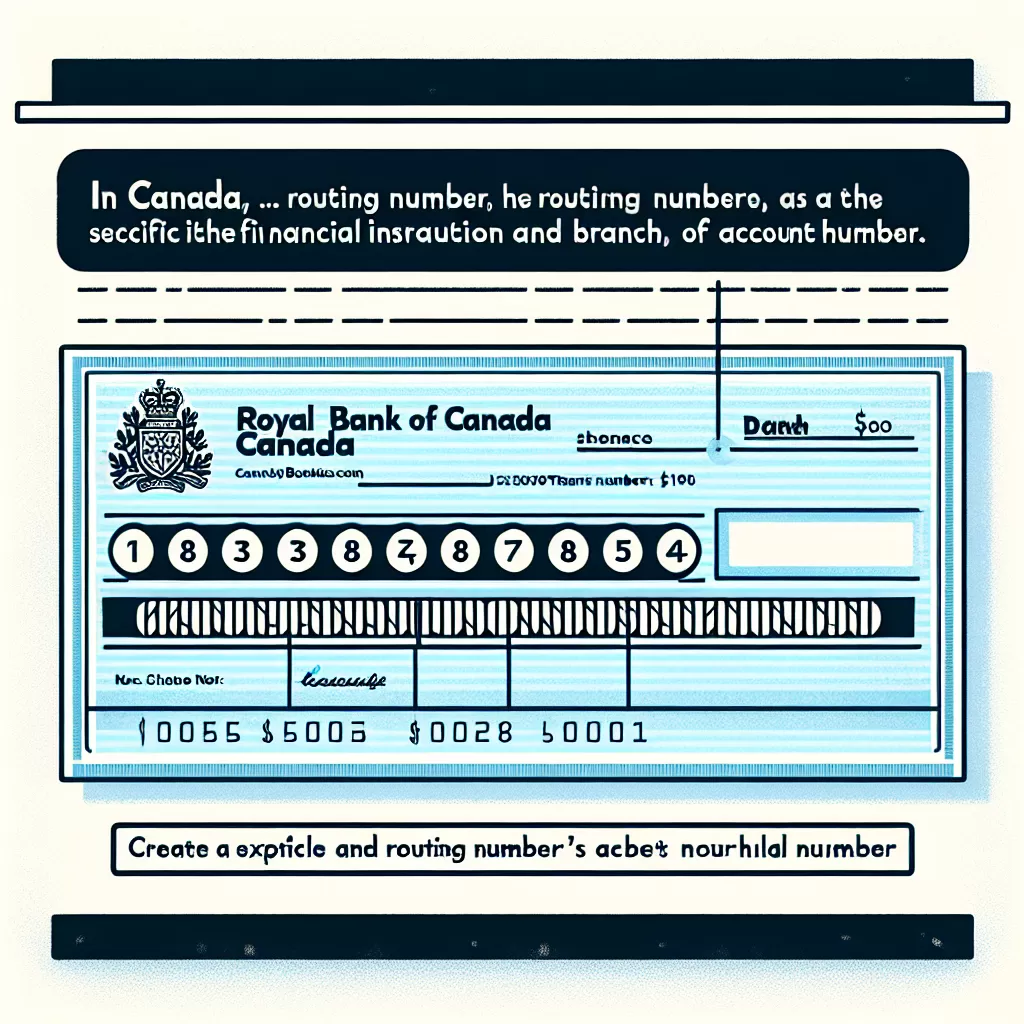 what is routing number in canada rbc