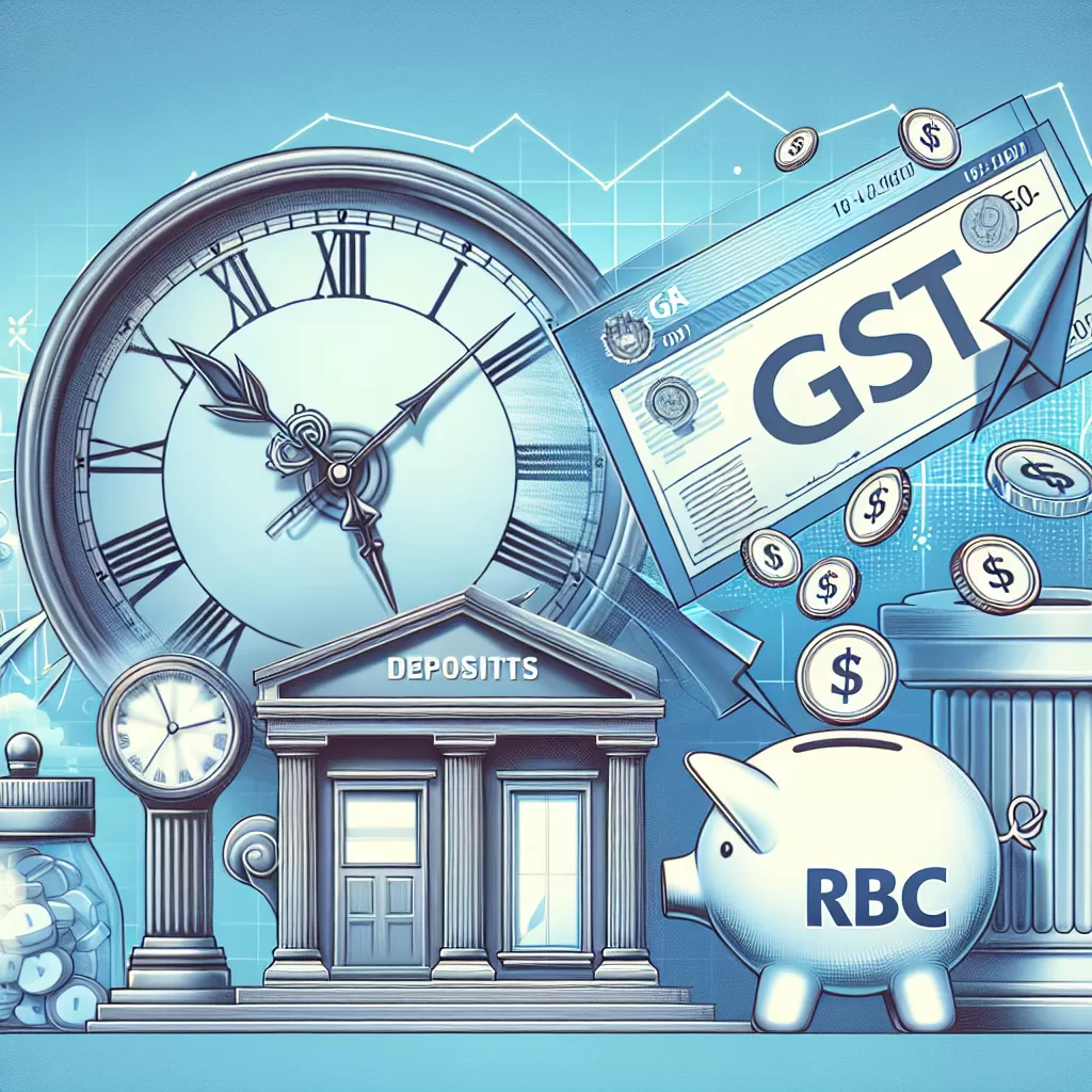 what time does gst get deposited rbc