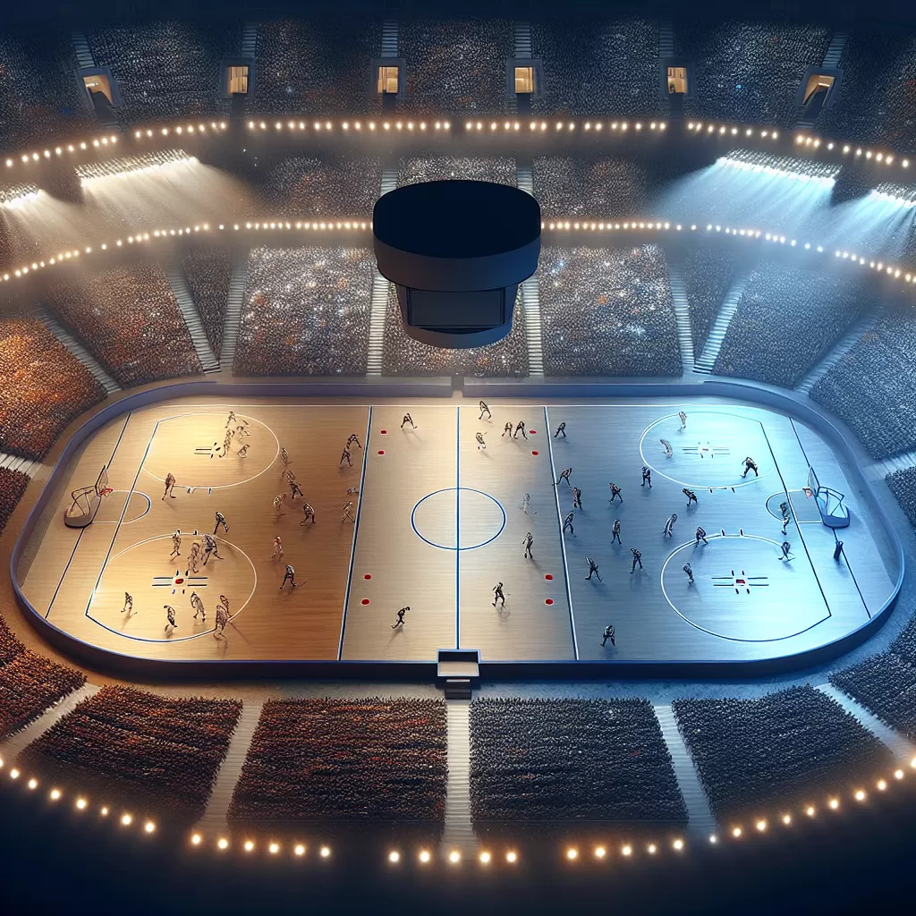 how does scotiabank arena change from hockey to basketball