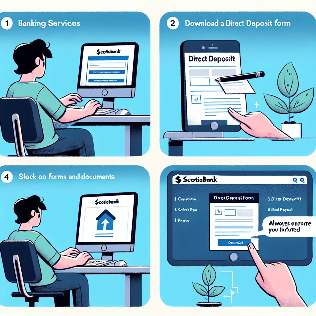 how to download direct deposit form scotiabank
