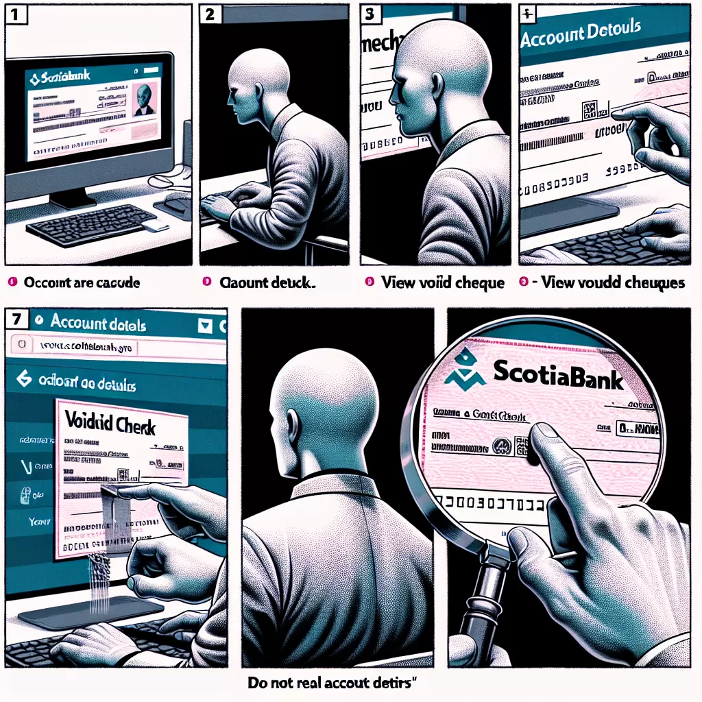 how to view void cheque scotiabank