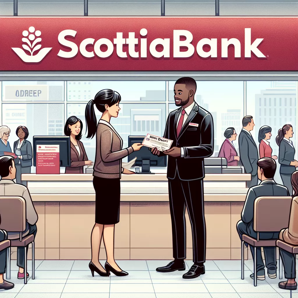 what is a bank draft scotiabank