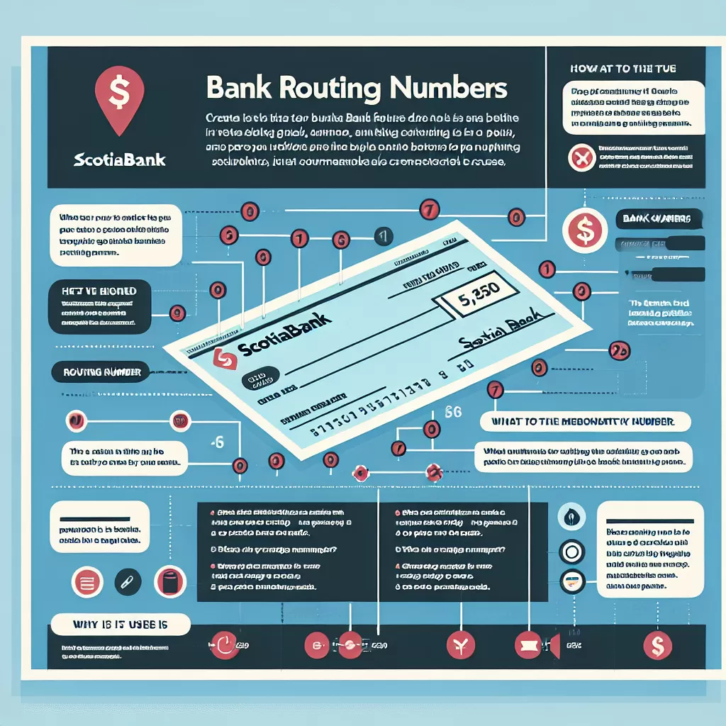 what is bank routing number scotiabank