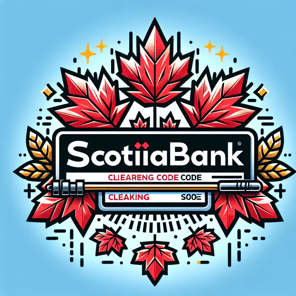 what is canadian clearing code for scotiabank