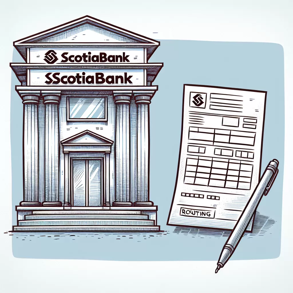 what is scotiabank routing number