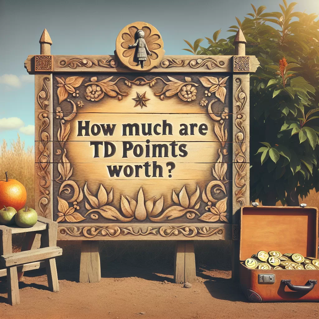 how much are td points worth