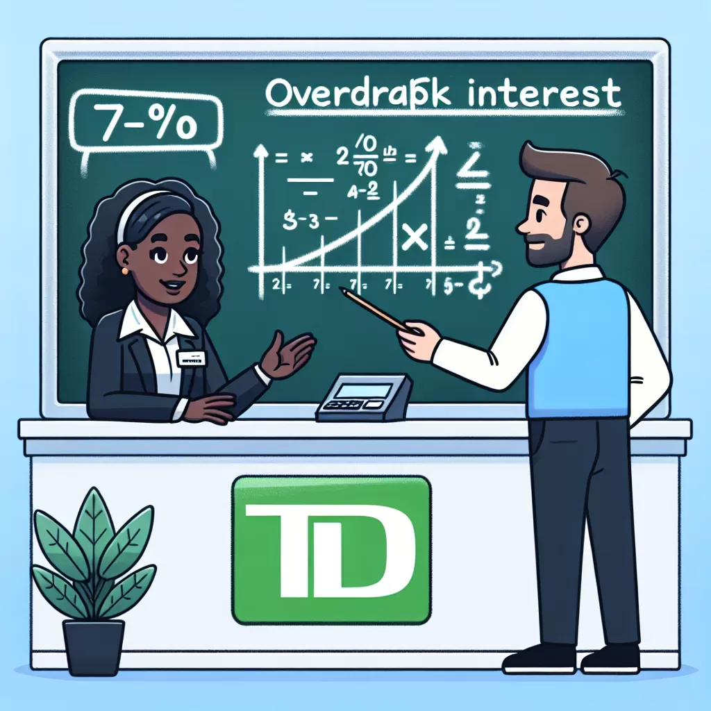 what is overdraft interest td