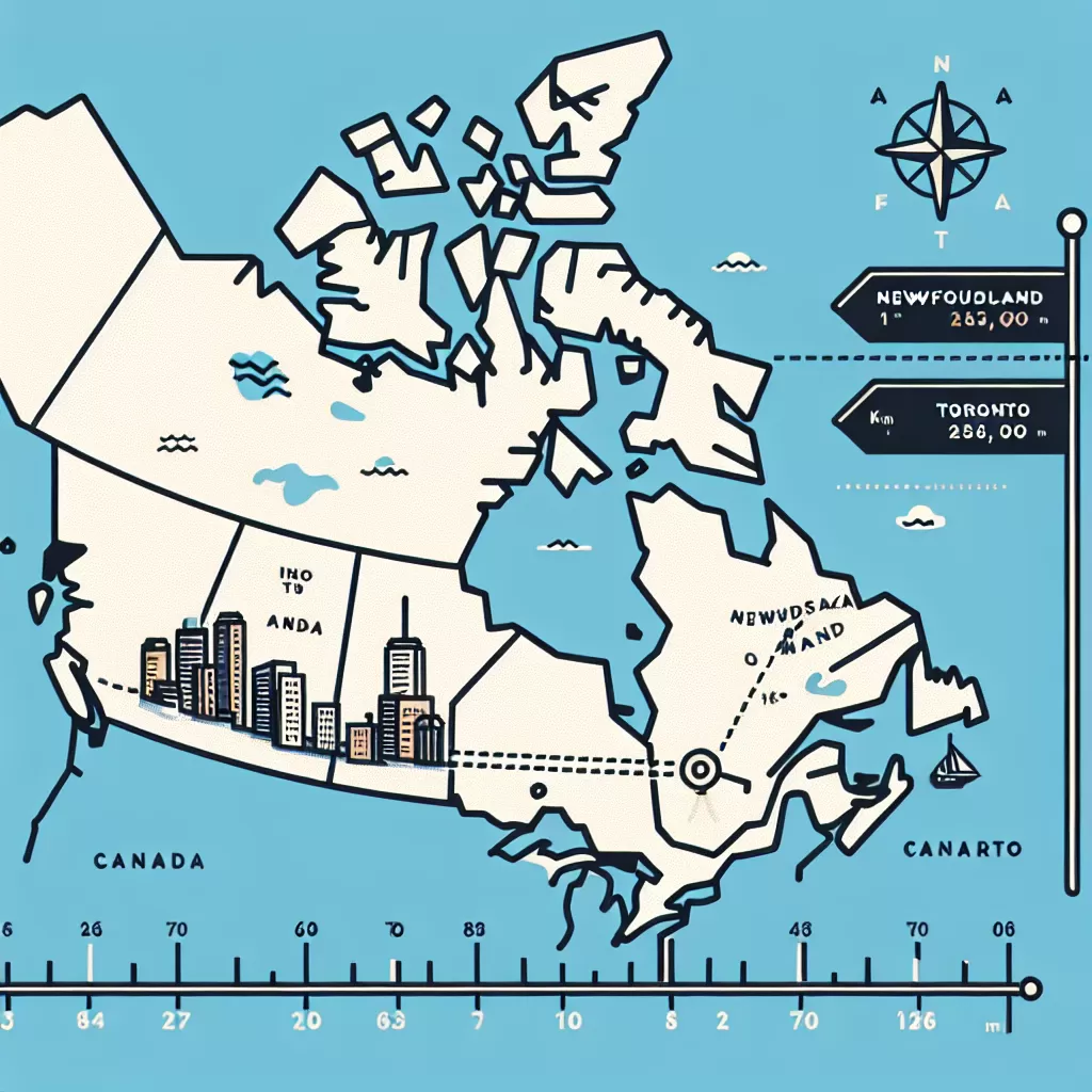 how far is newfoundland from toronto
