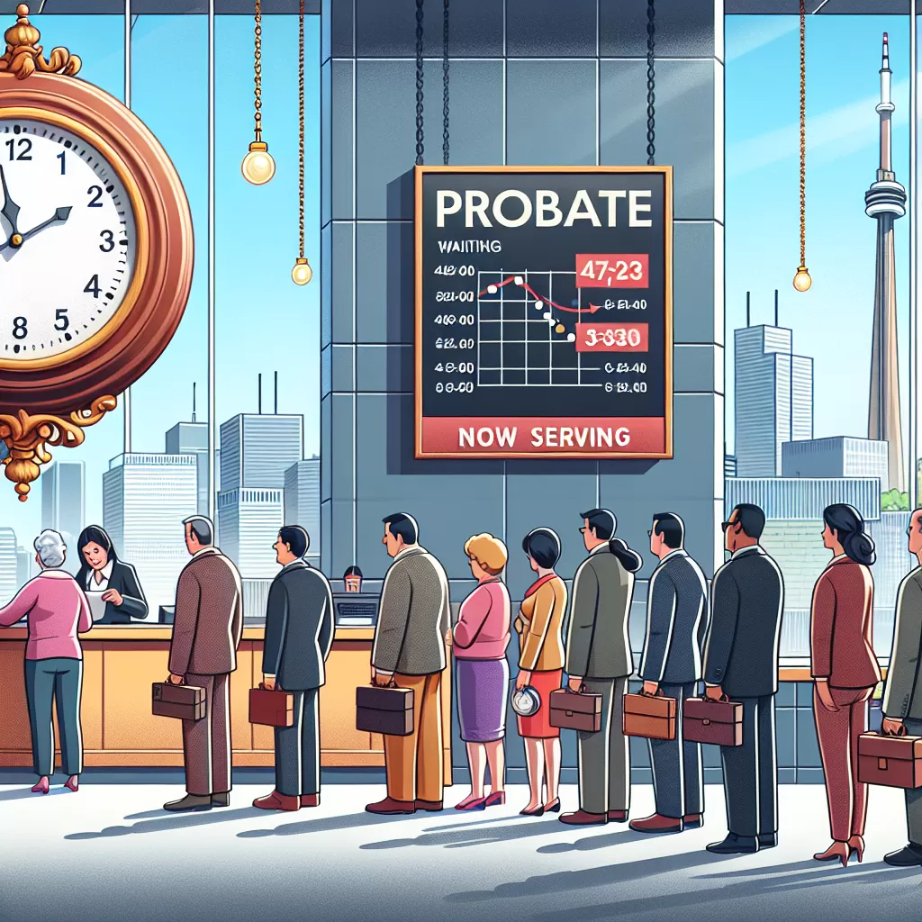 how long does probate take in toronto