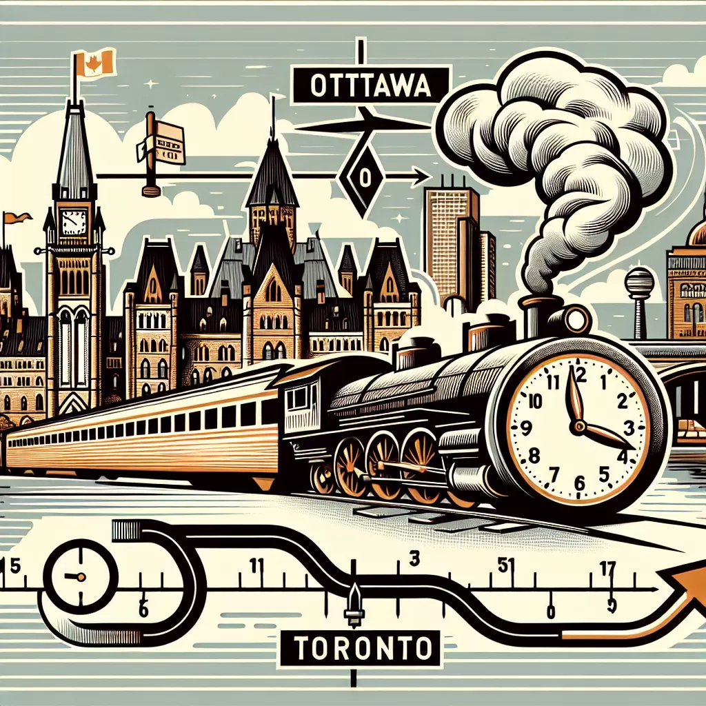 how long is train from ottawa to toronto