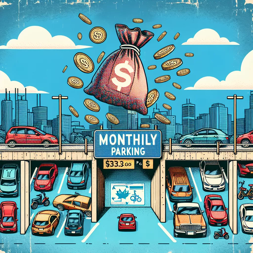 how much is monthly parking in toronto