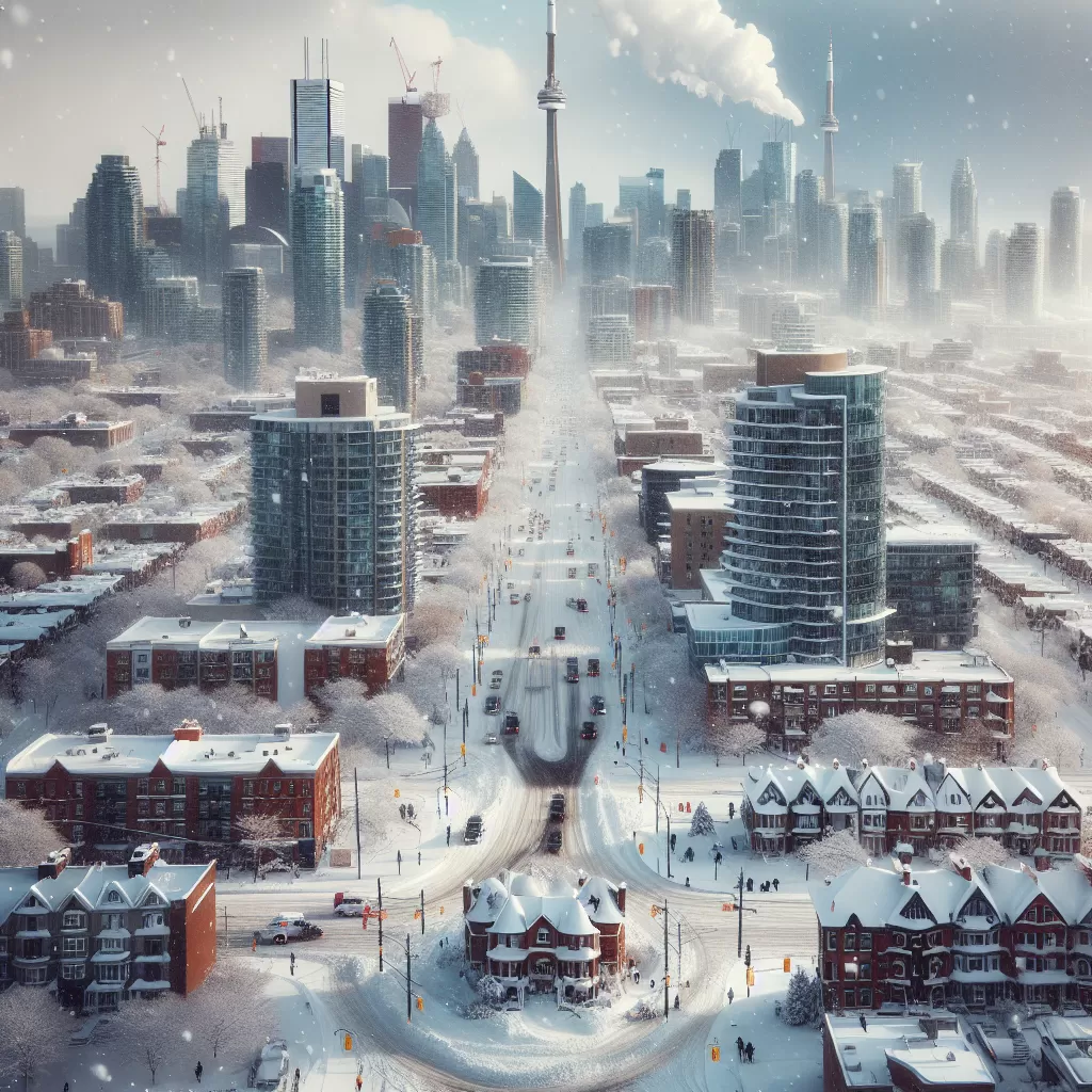 how much snow fell in toronto yesterday 2022