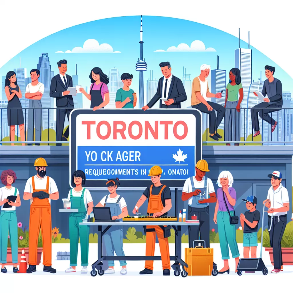 how old do you have to be to work in toronto