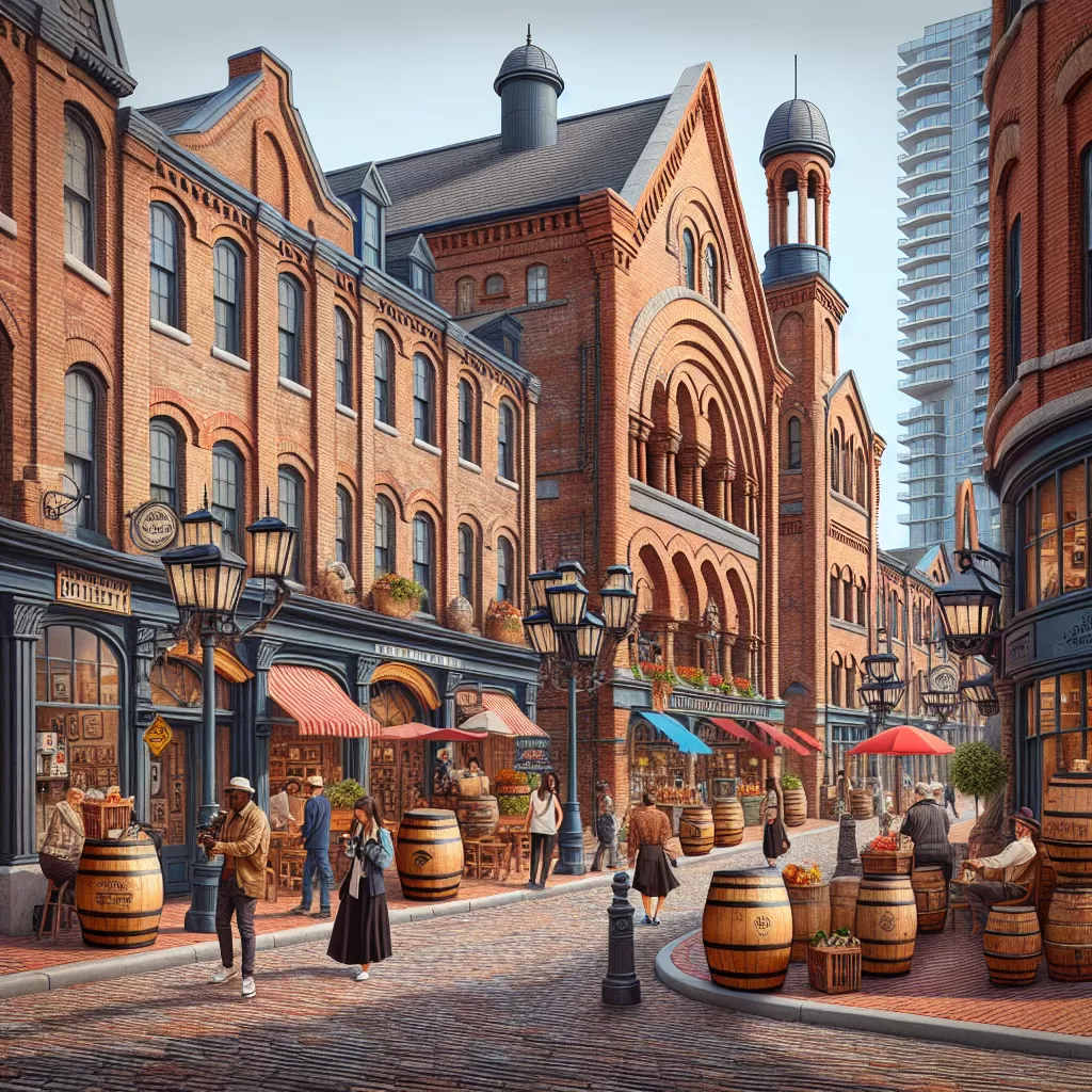 what is the distillery district in toronto