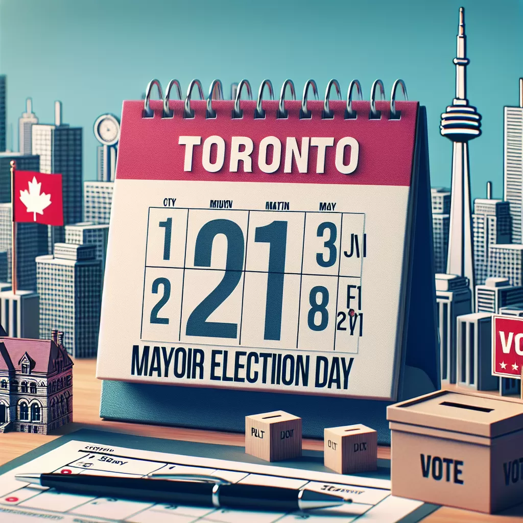 when is the mayor election in toronto