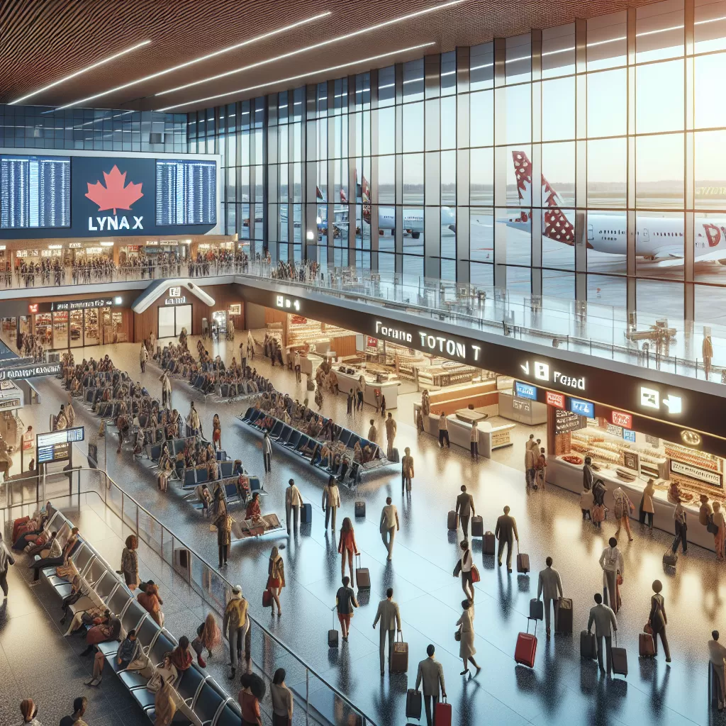 which terminal is lynx air in toronto