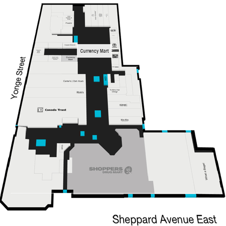 Toronto PATH Map