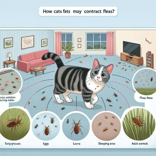 how do cats get fleas