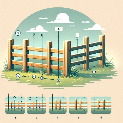 how far apart should fence posts be