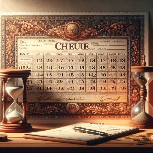 how long are cheques valid for