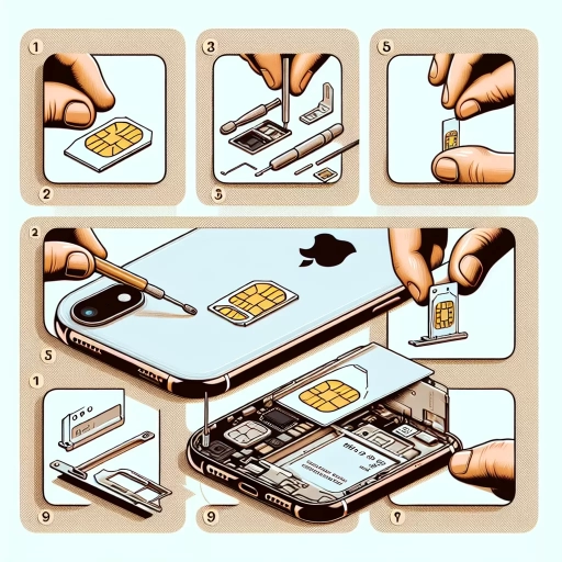 how to change a sim card iphone