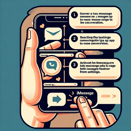 how to change text message to imessage