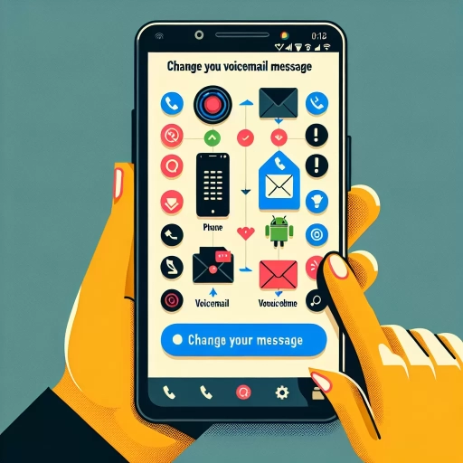 how to change voicemail message on samsung