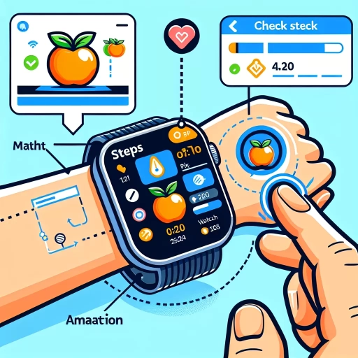 how to check steps on apple watch