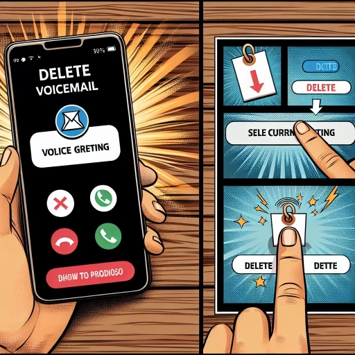how to delete voicemail greeting