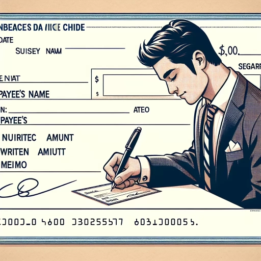 how to fill out cheque