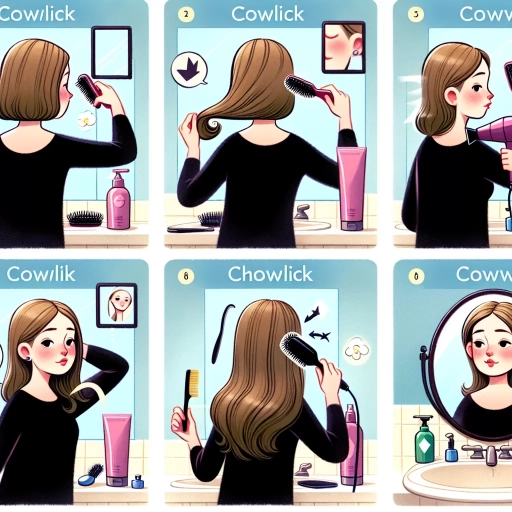 how to get rid of cowlick